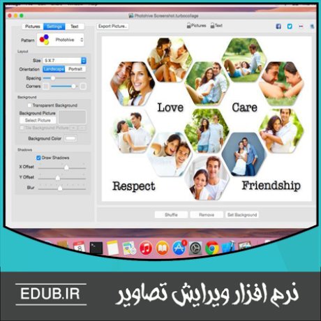 نرم افزار ساخت تصاویر کلاژ TurboCollage Professional Edition